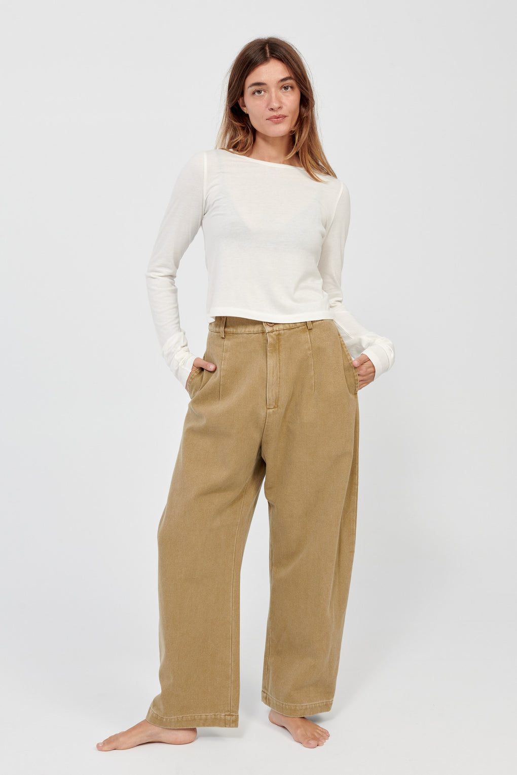 Tailored Curve Legged Trouser