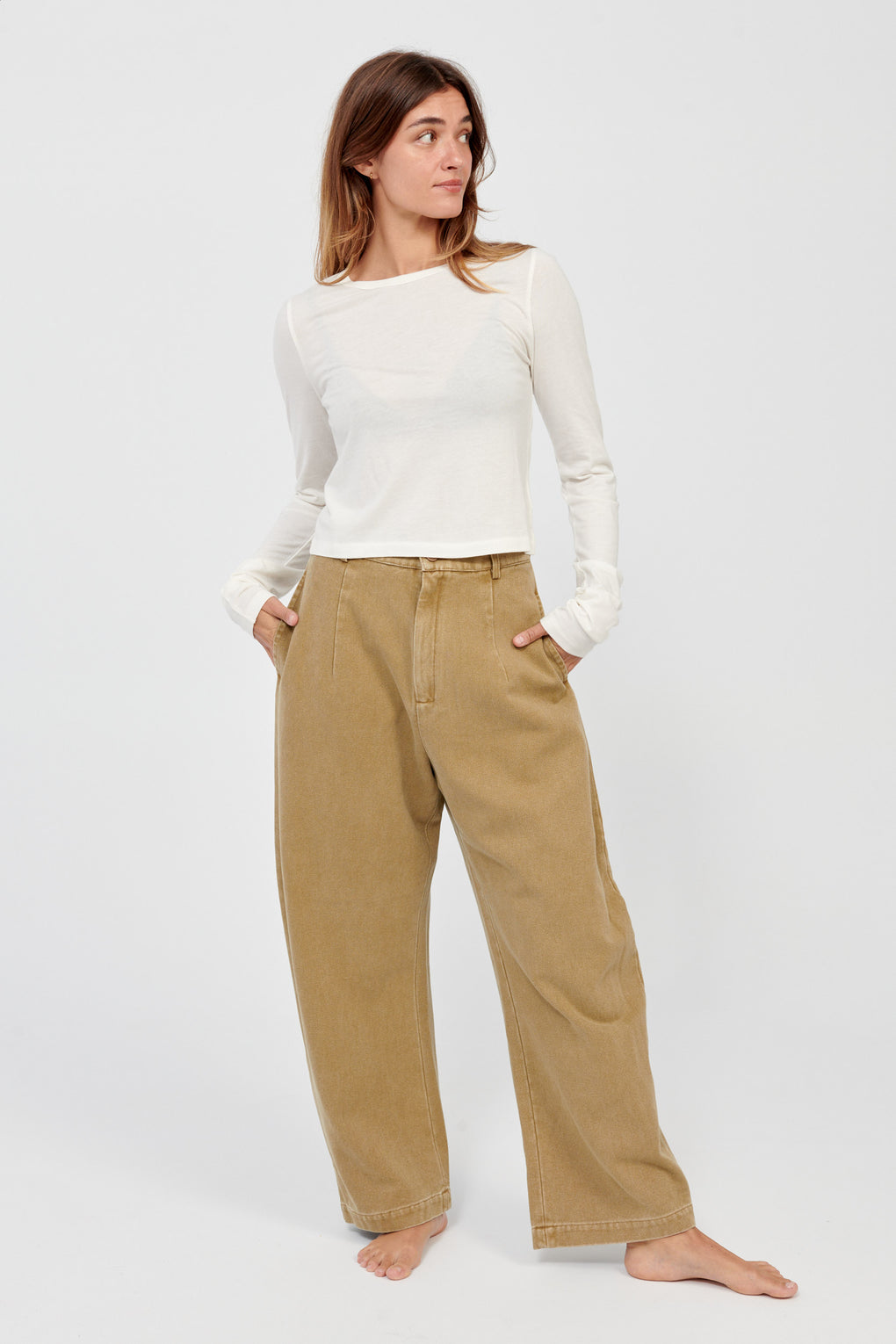 Tailored Curve Legged Trouser