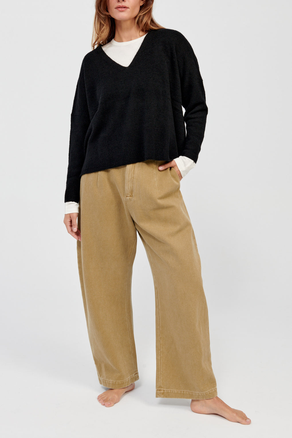Tailored Curve Legged Trouser