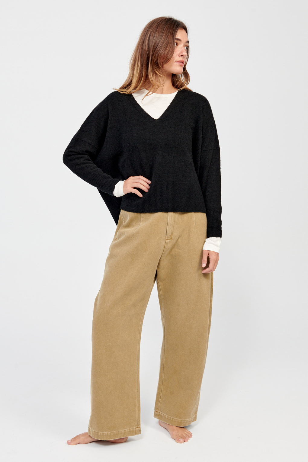 Tailored Curve Legged Trouser