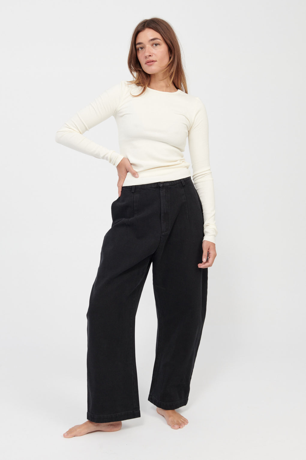 Long Sleeve Fitted Top