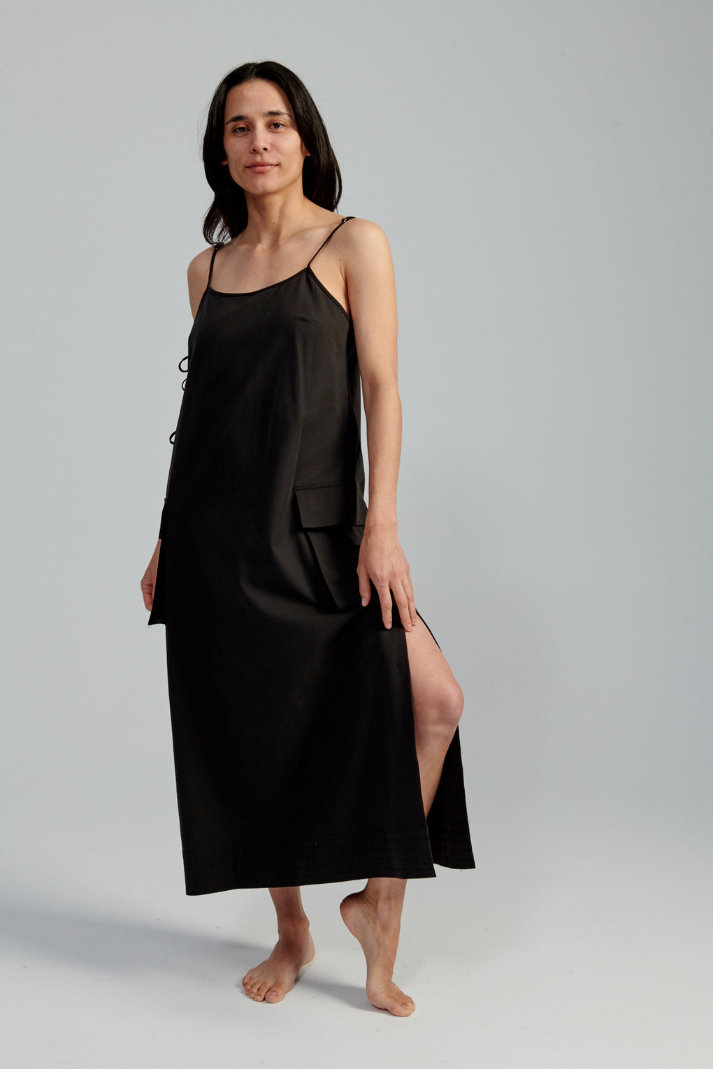 Cargo Tie Midi Dress