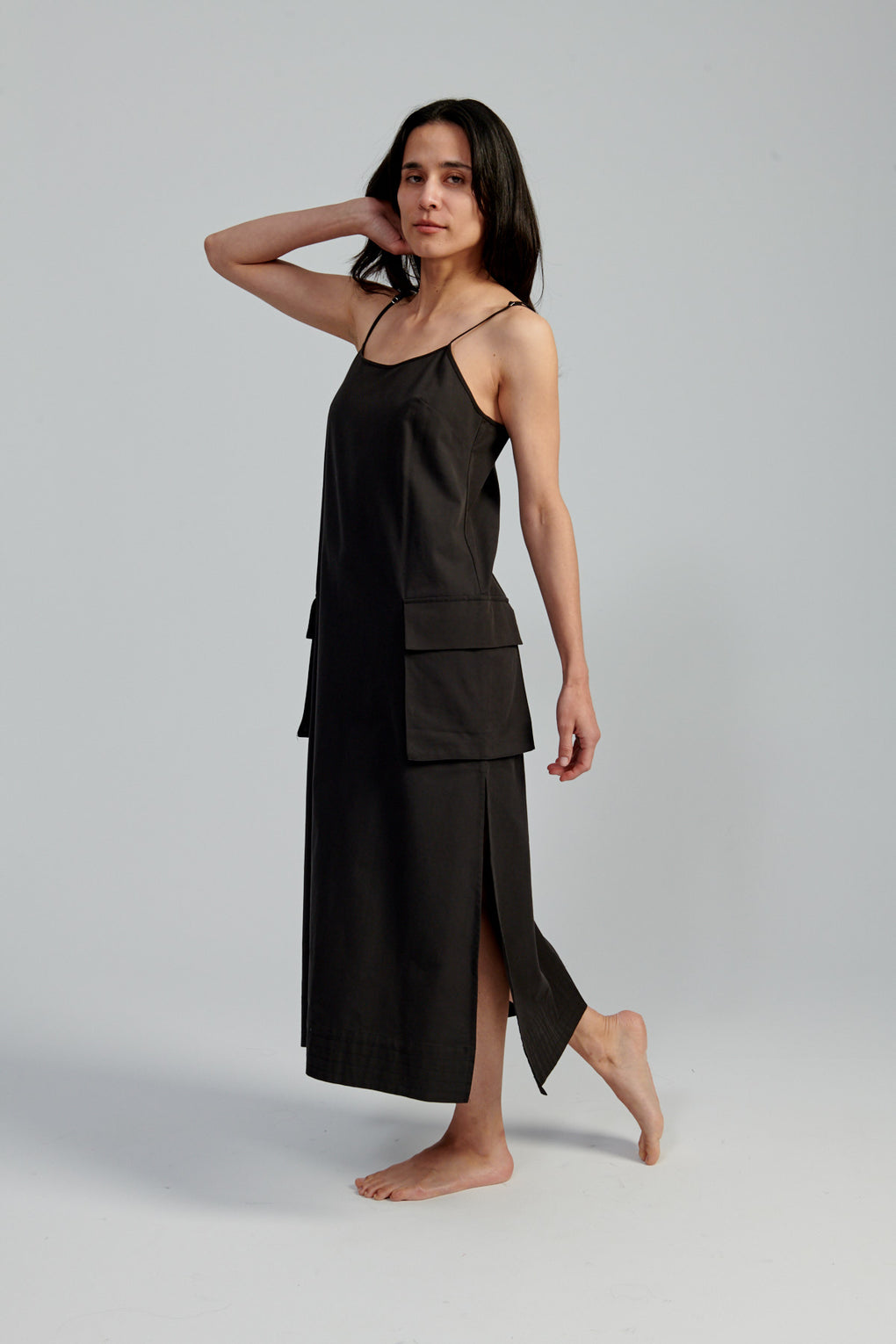 Cargo Tie Midi Dress