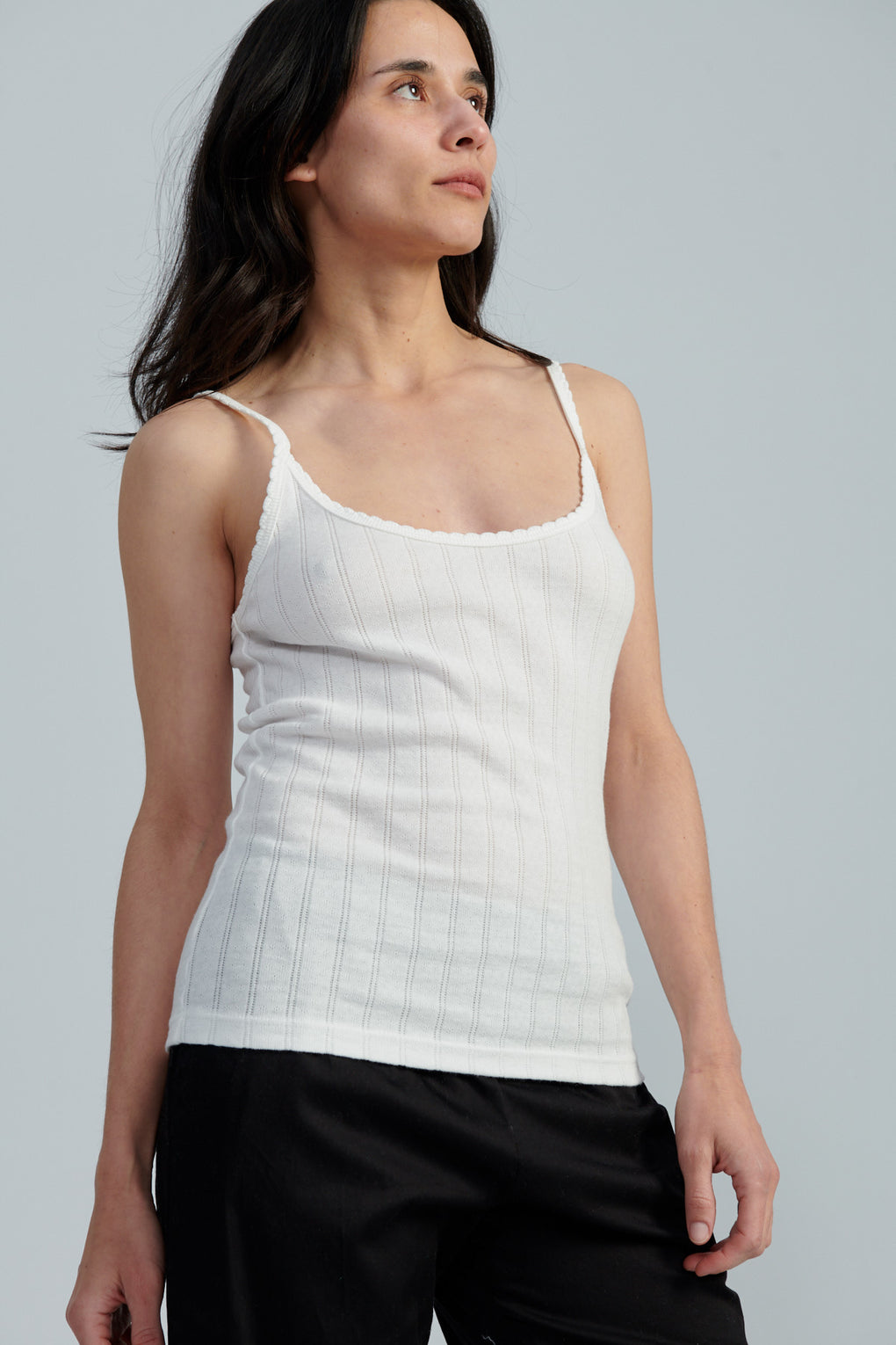 Pointelle Tank