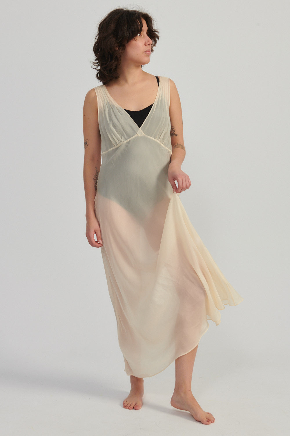 Roma Deep V Slip Dress