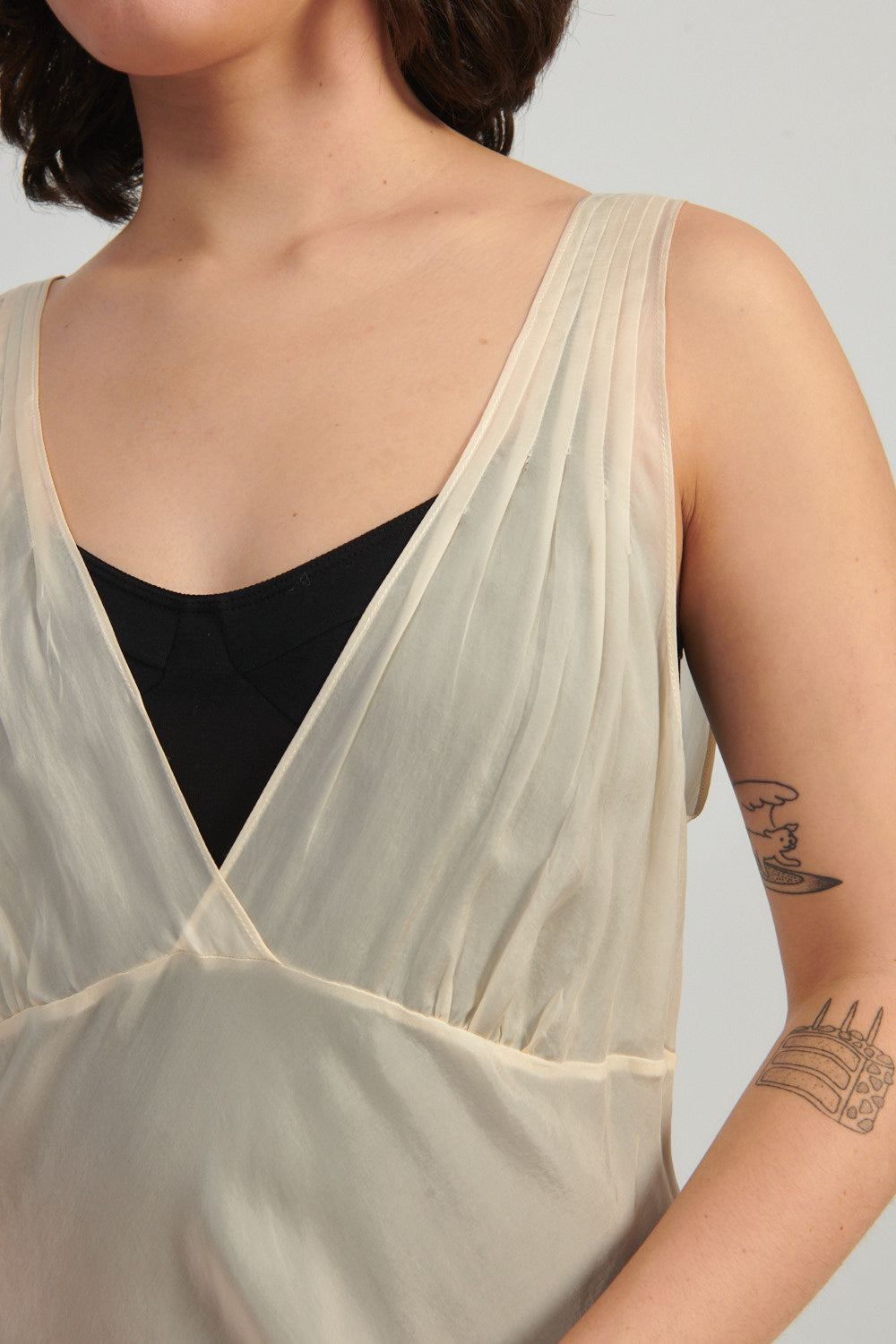 Roma Deep V Slip Dress