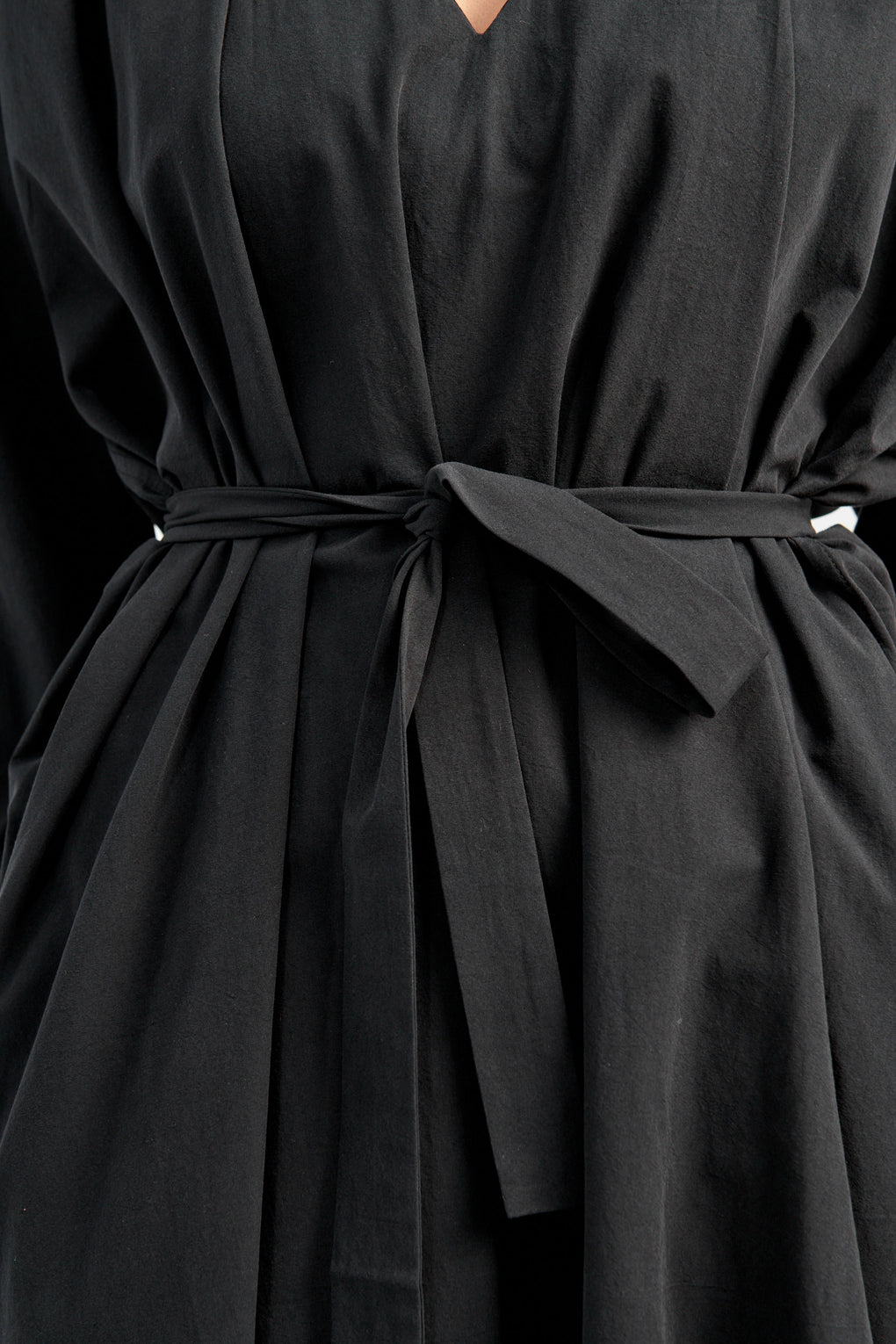 V-Neck Cocoon Midi Dress