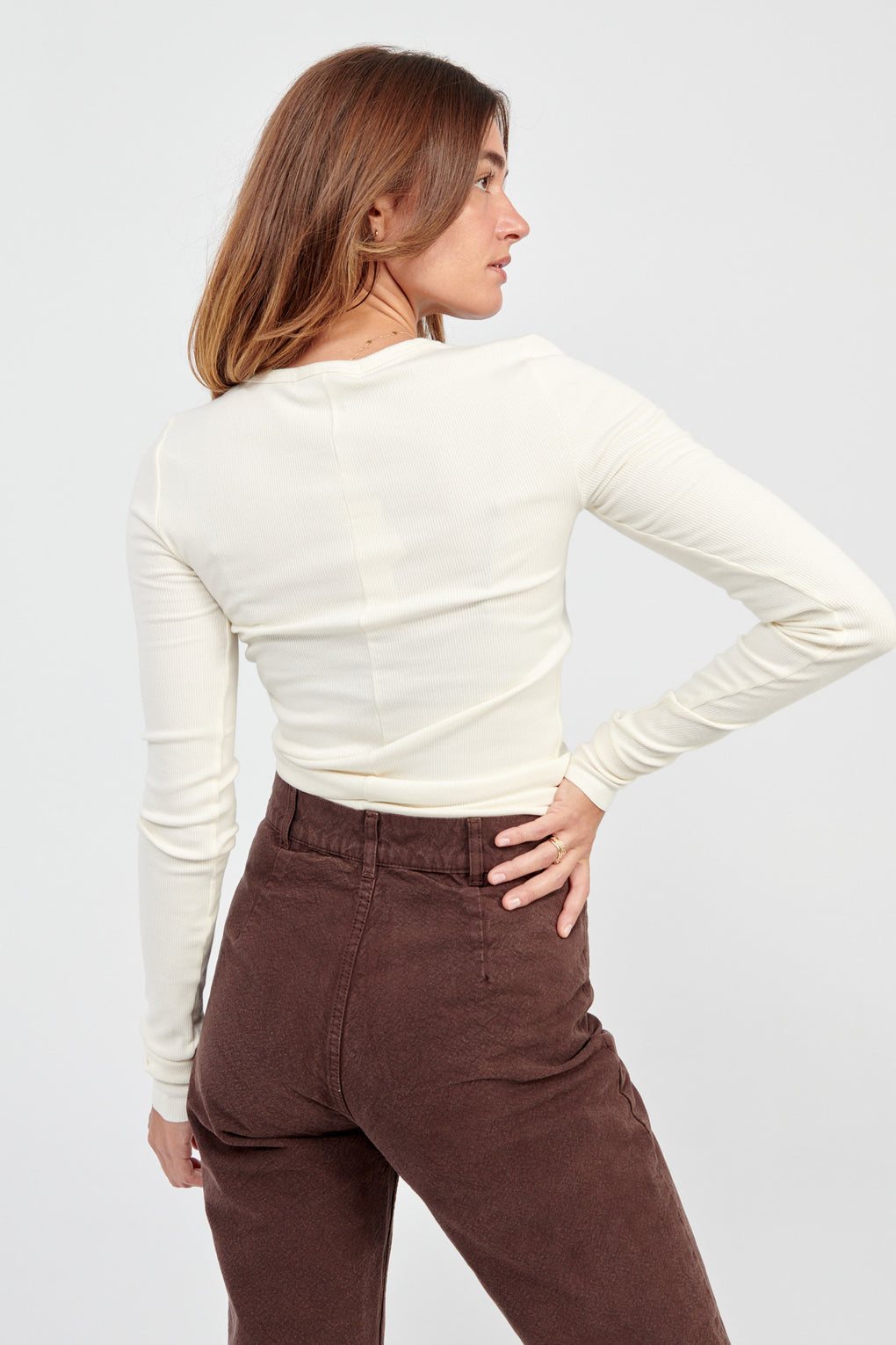 Long Sleeve Fitted Top