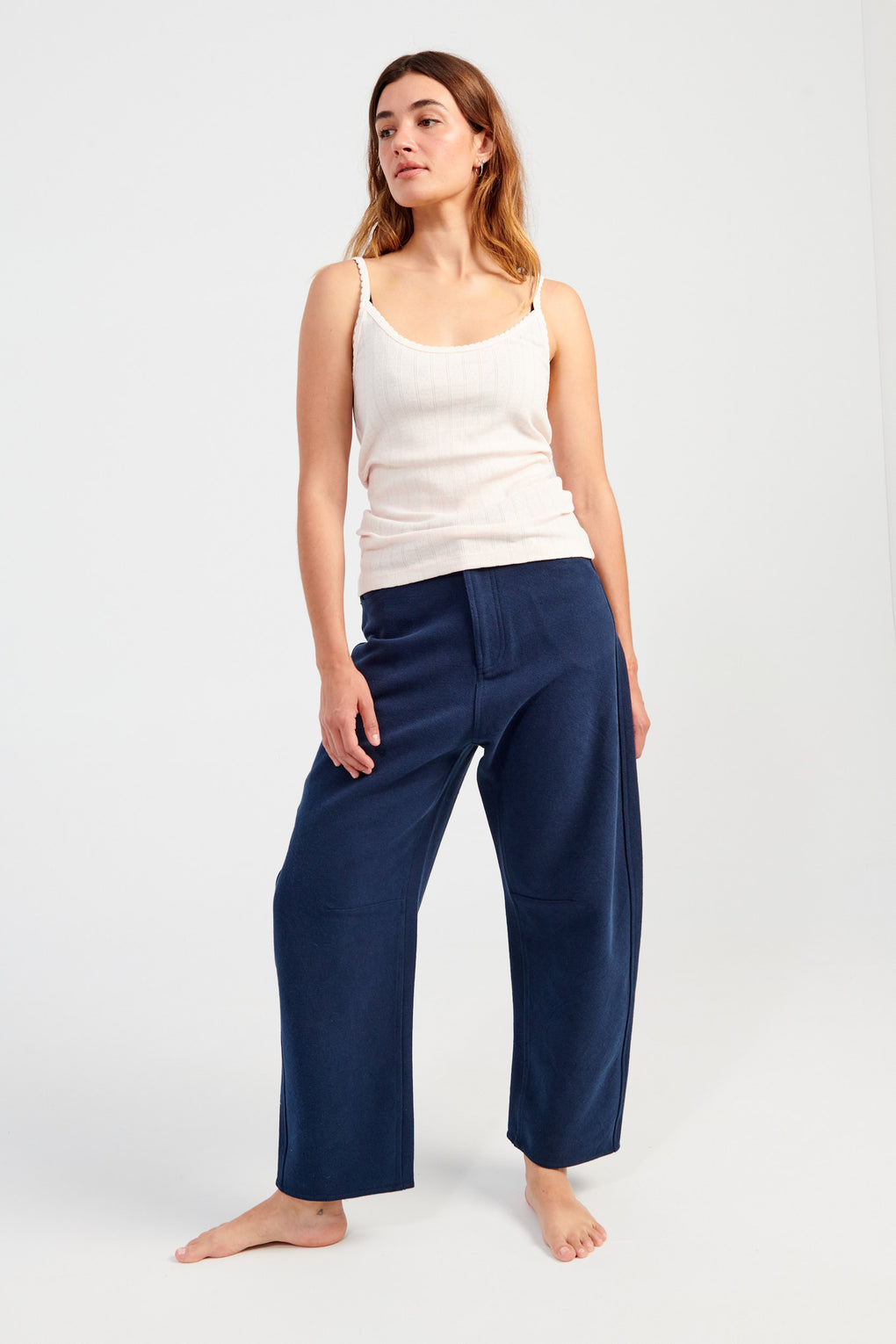Relaxed Curve Legged Trouser