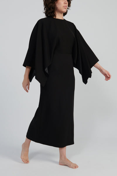 Dreamer Cape Sleeve Dress – Idun