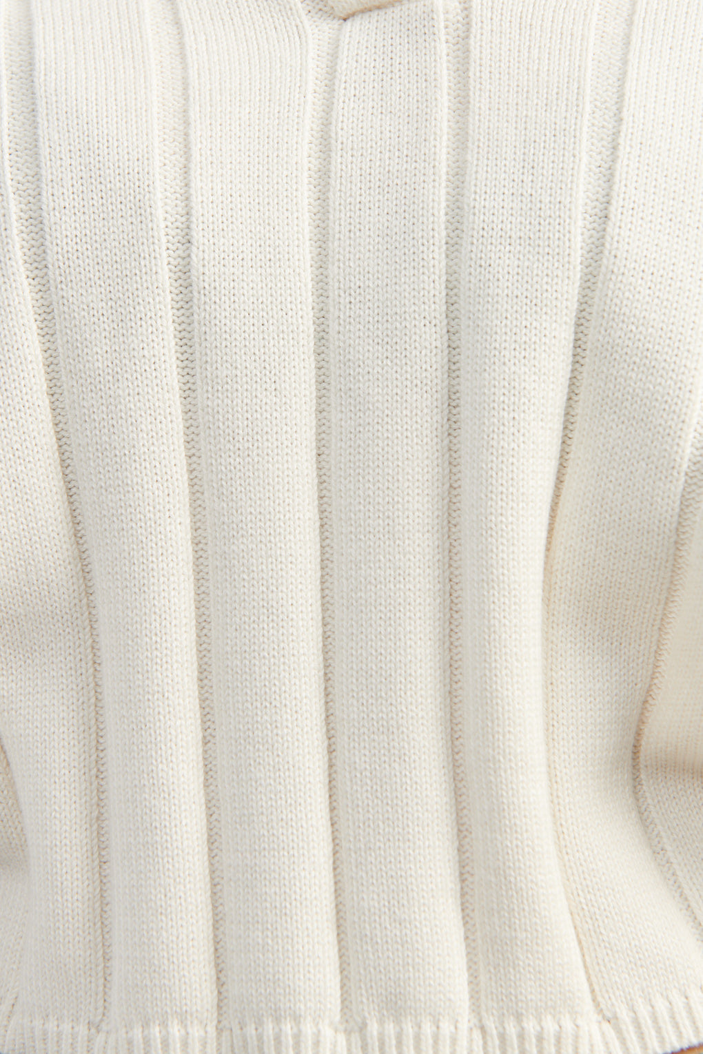 Collared Ribbed Vest
