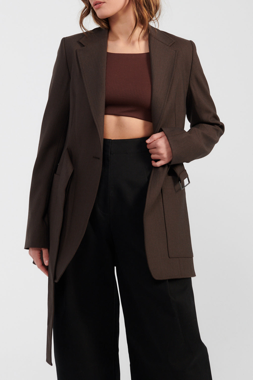 Studio Nicholson Somner Blazer-Studio Nicholson brown blazer-Idun-St. Paul