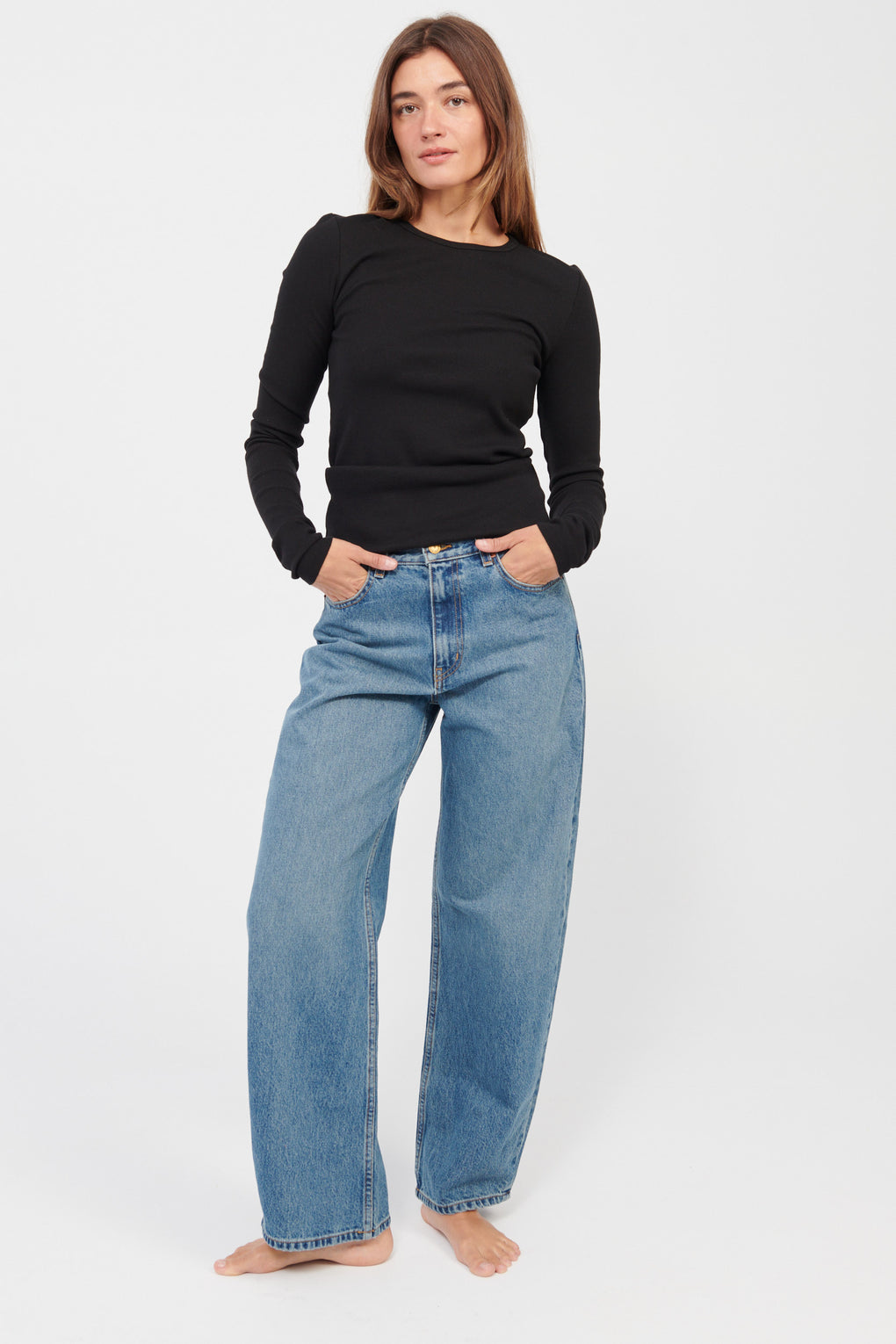 Long Sleeve Fitted Top