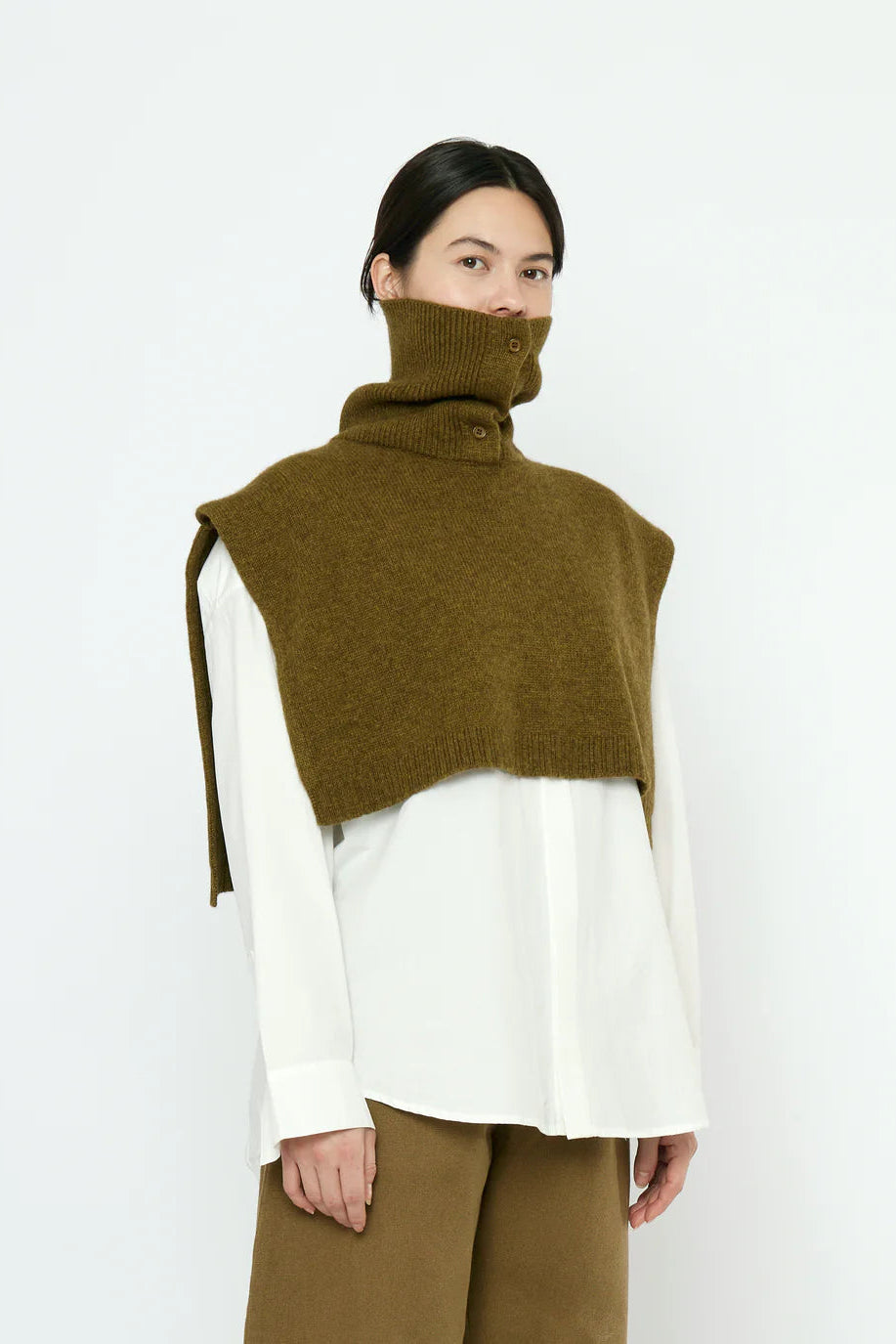 Knit Turtleneck Vest