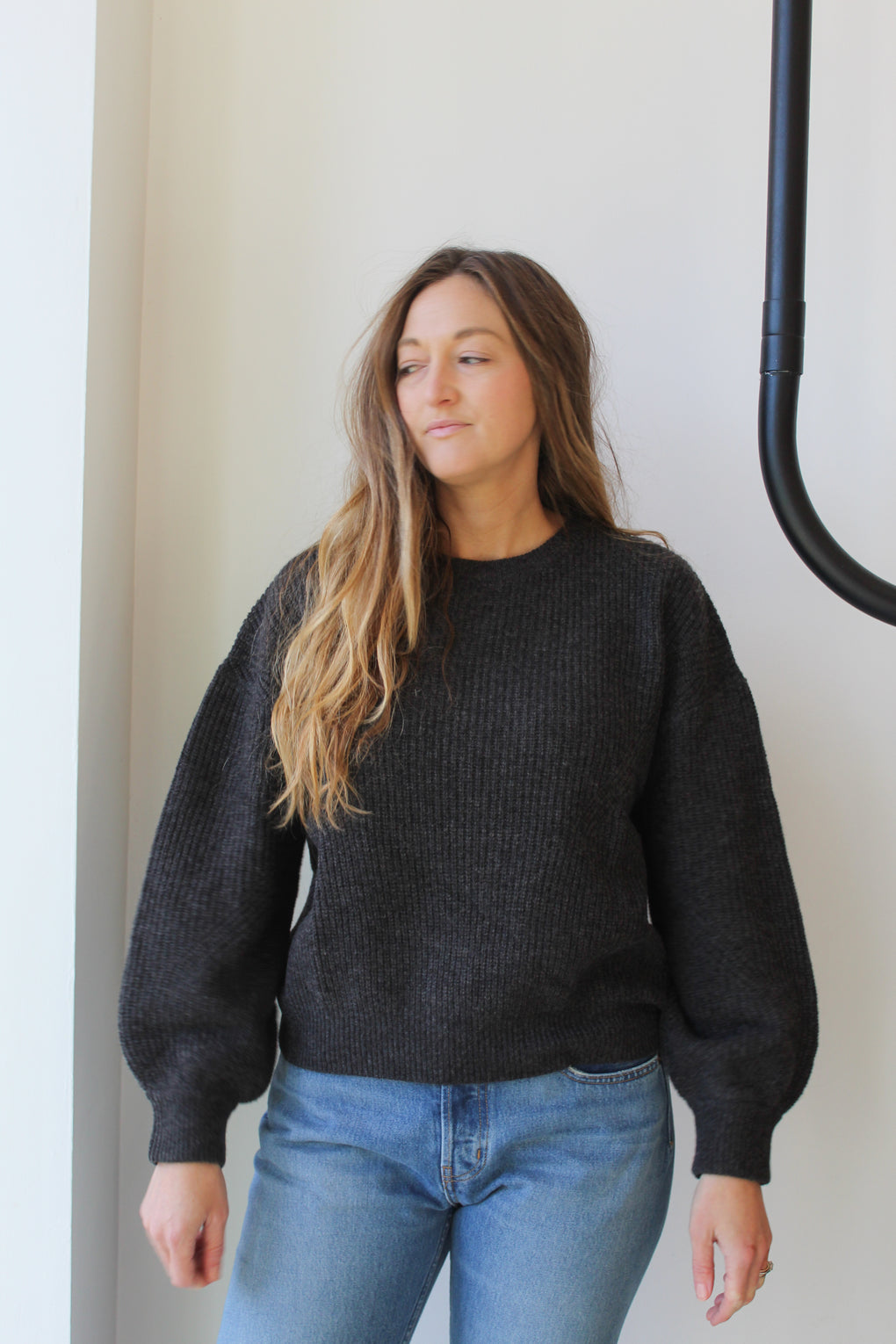 Signature Poet Sleeves Sweater