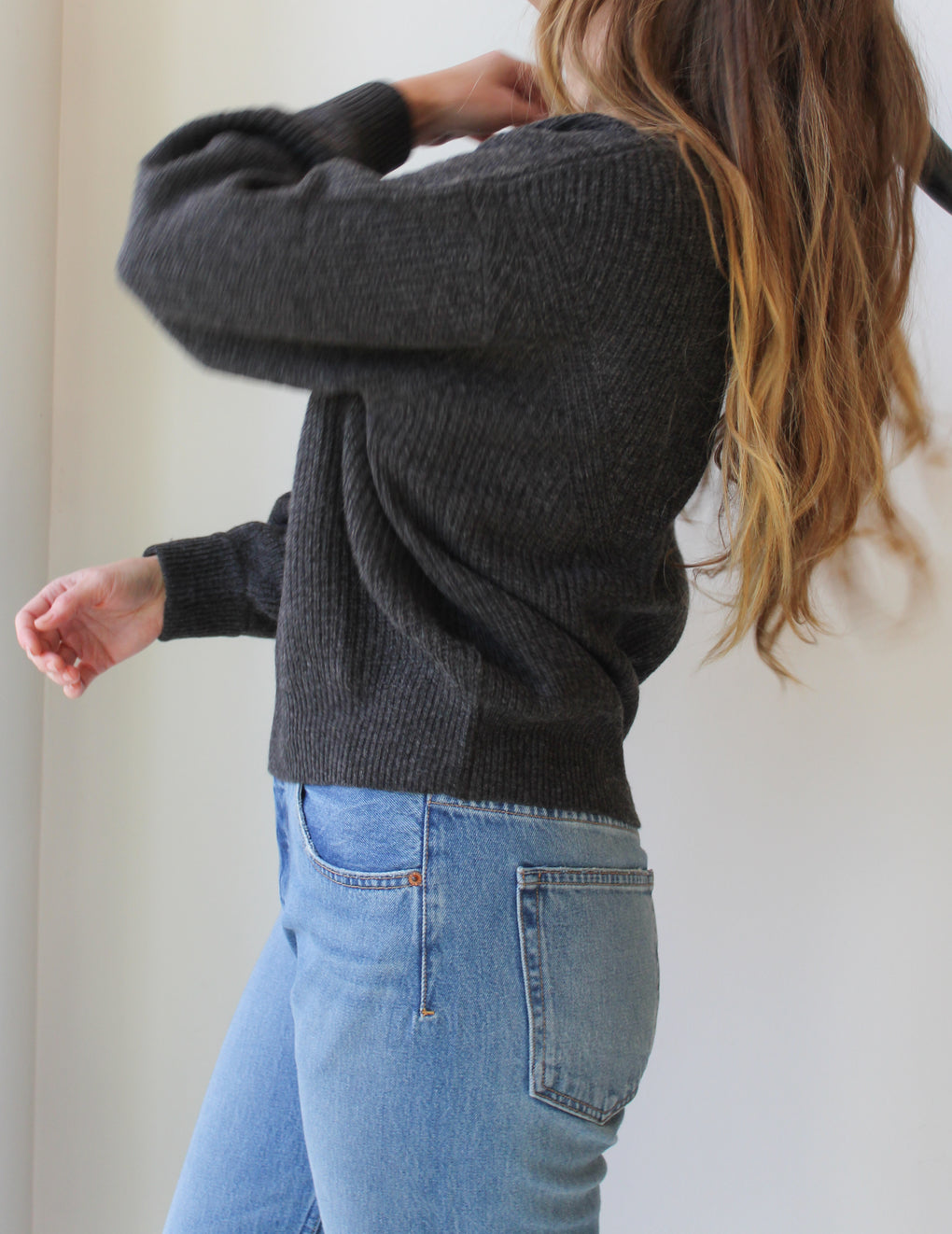 Signature Poet Sleeves Sweater