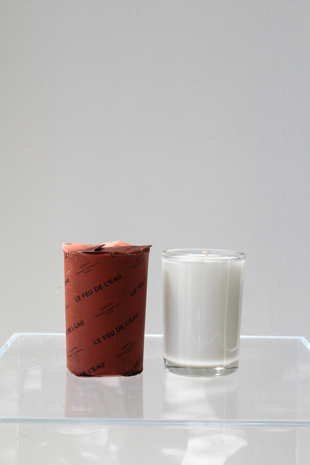Marron Candle