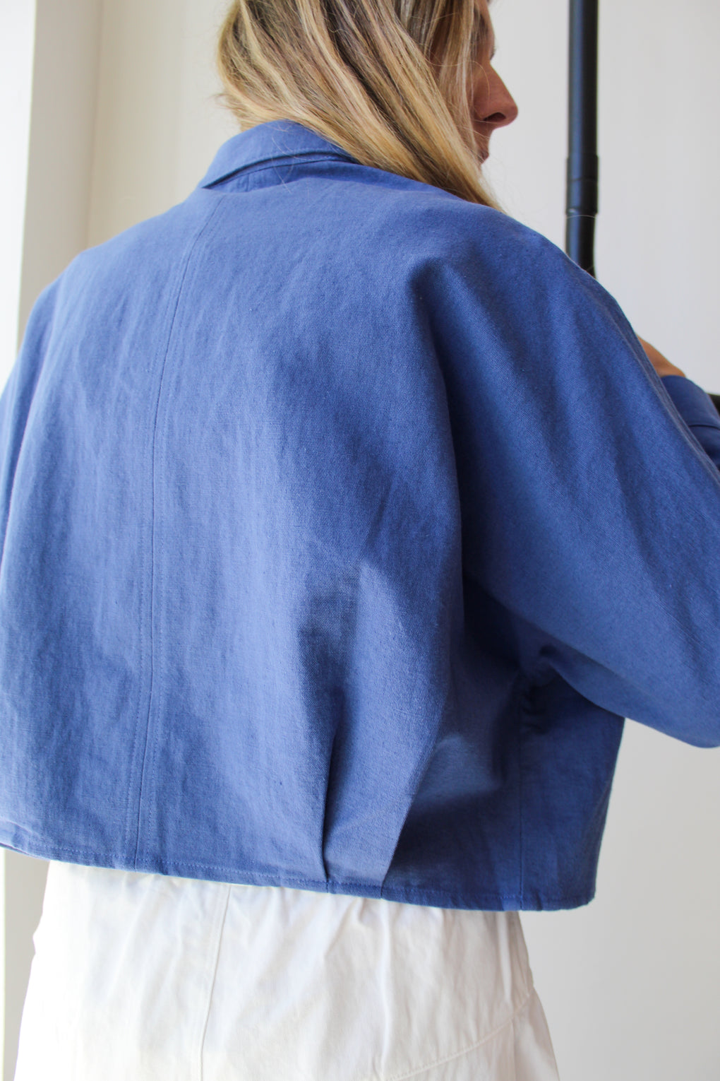 Signature 3/4 Cropped Shirt Jacket