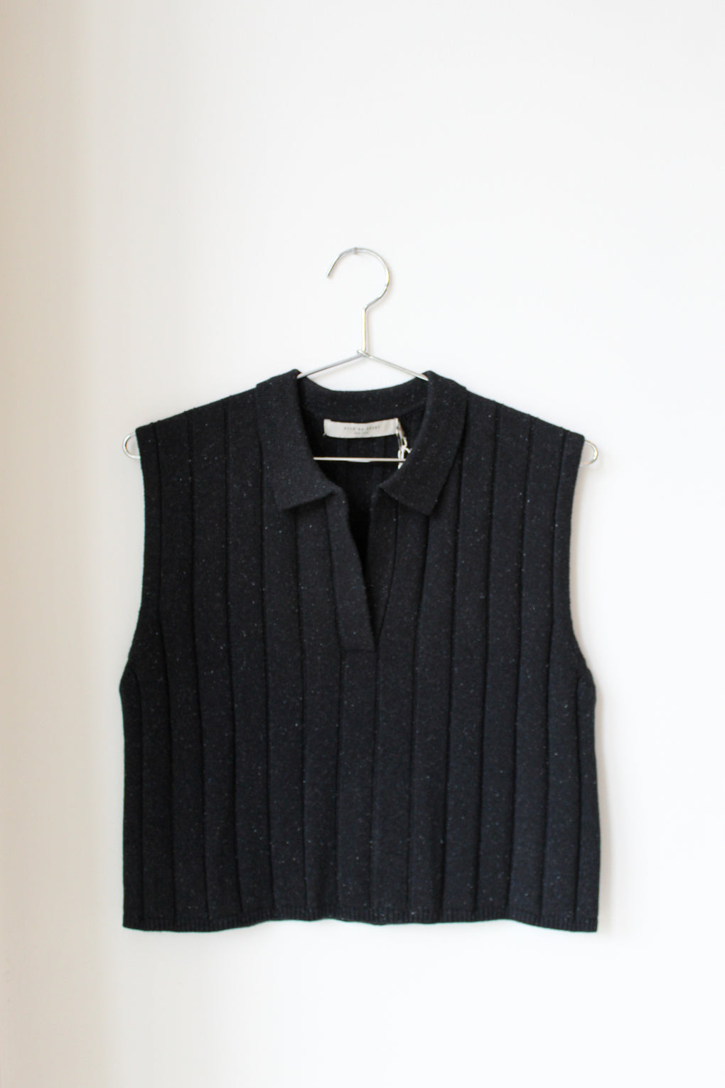 Collared Knit Vest