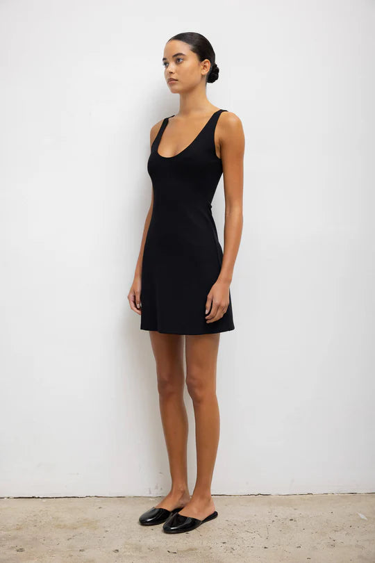 Rio Scoop Neck Mini Dress