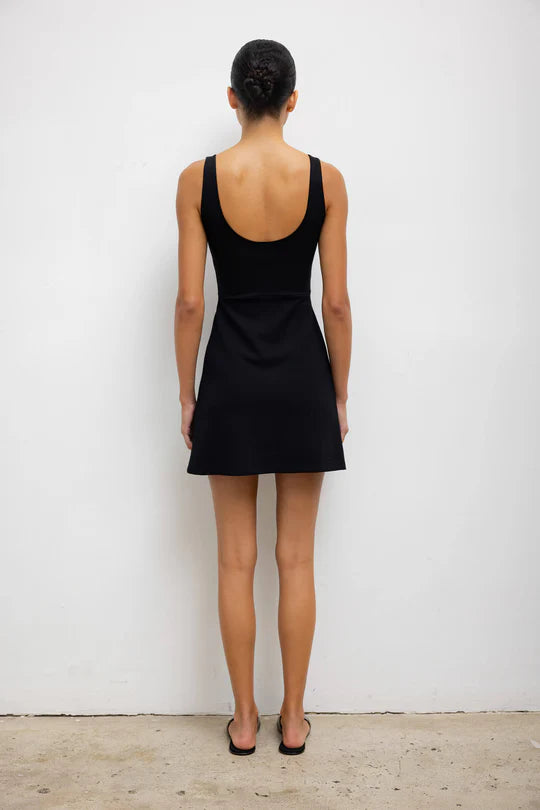 Rio Scoop Neck Mini Dress