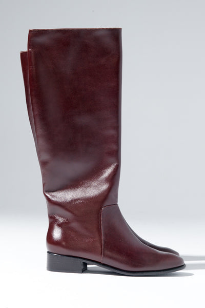 【PORTERNA】Deuter long boots HAVVA CHUNKY HEEL TALL BOOTS IN DARK GREEN – FIDAN NOVRUZOVA