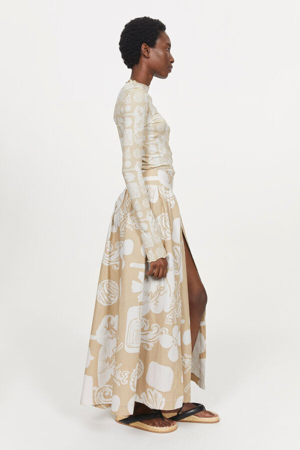 Tameoo Print Skirt