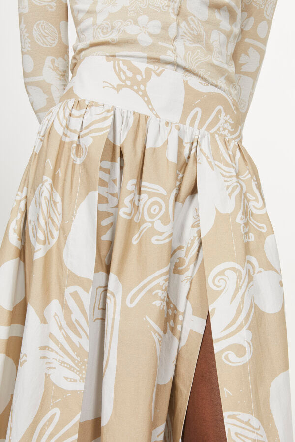 Tameoo Print Skirt