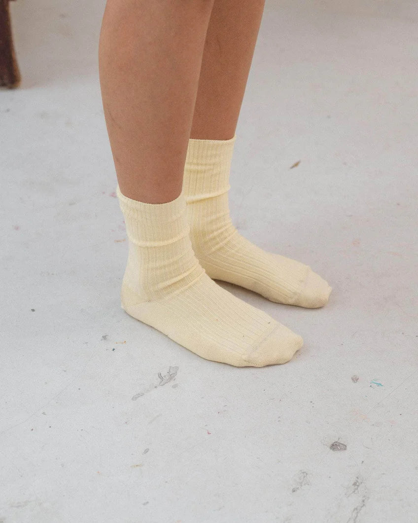 Rib Overankle Socks