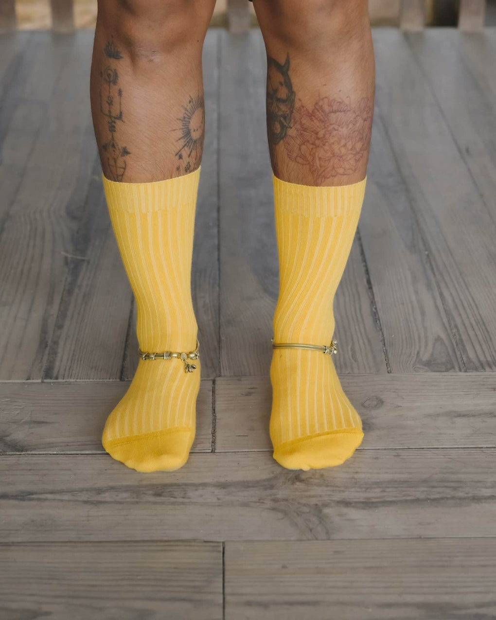 Rib Overankle Socks