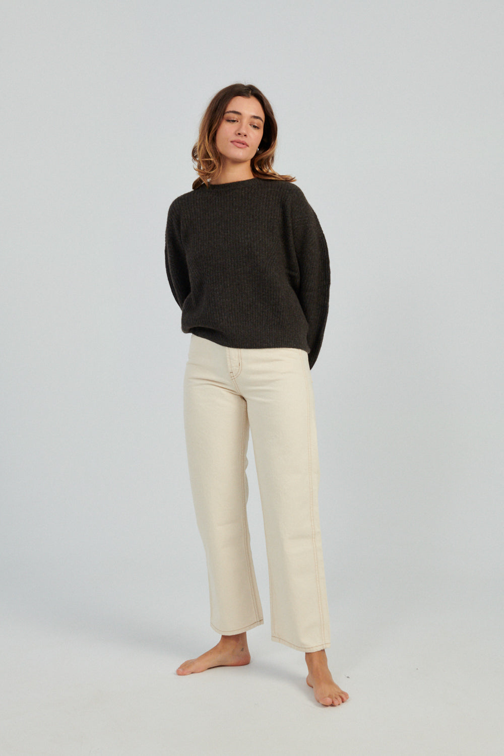 B Sides Plein Jean Clair-B Sides white jeans-B Sides white denim-Idun-St. Paul