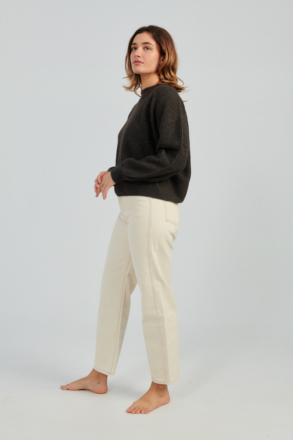 B Sides Plein Jean Clair-B Sides white jeans-B Sides white denim-Idun-St. Paul