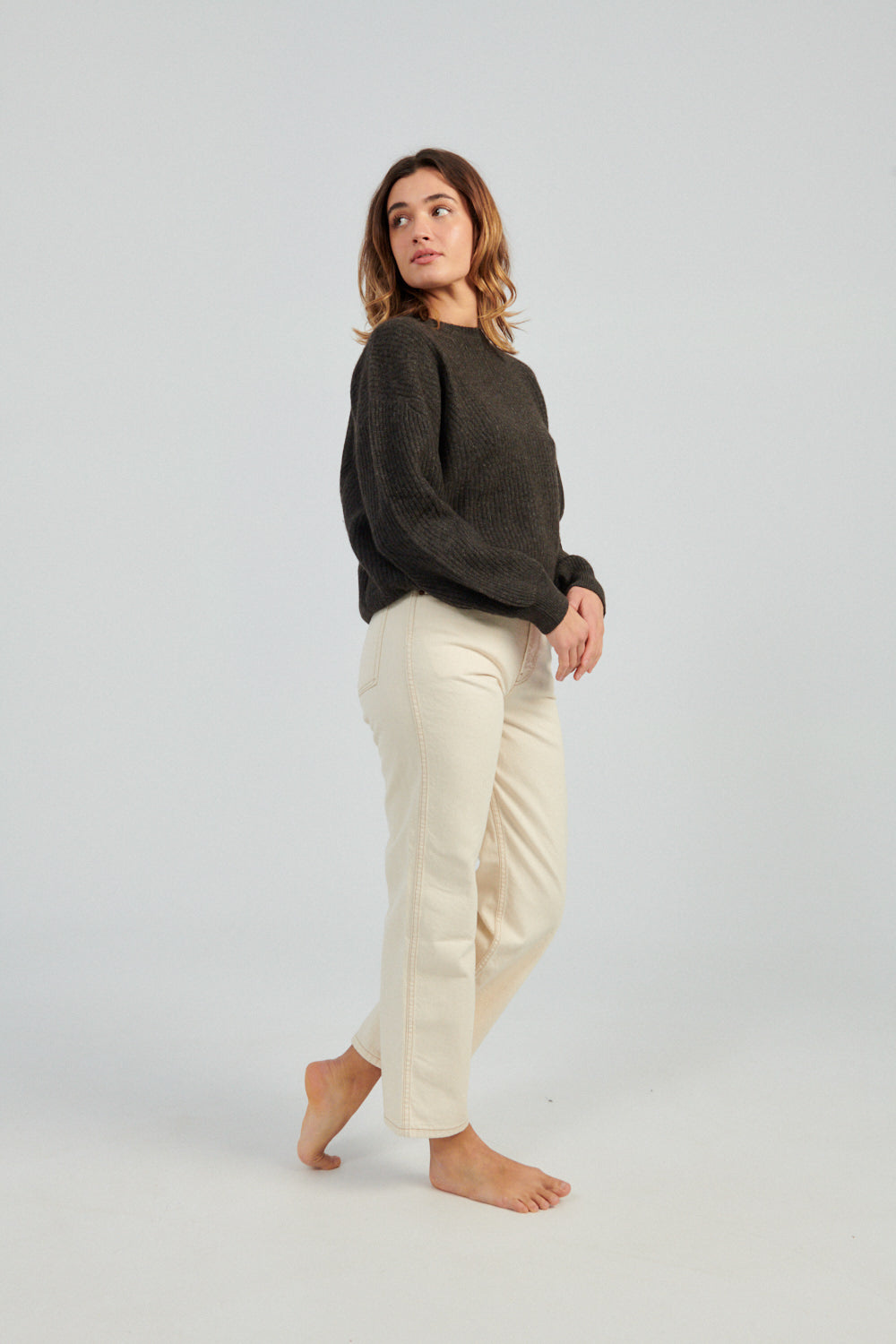 B Sides Plein Jean Clair-B Sides white jeans-B Sides white denim-Idun-St. Paul