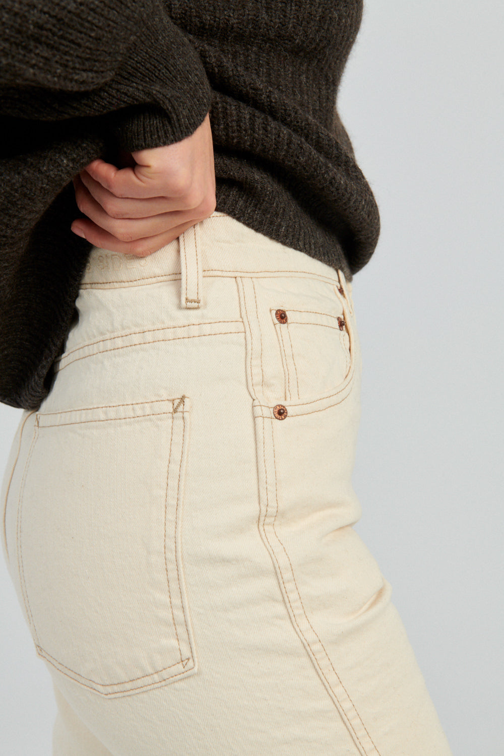 B Sides Plein Jean Clair-B Sides white jeans-B Sides white denim-Idun-St. Paul