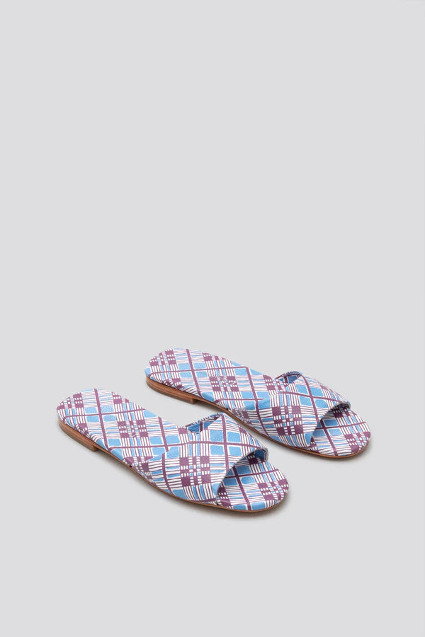 Rachel Comey Mer Sandal-Rachel Comey blue sandal-Rachel Comey slide shoe-Idun-St. Paul