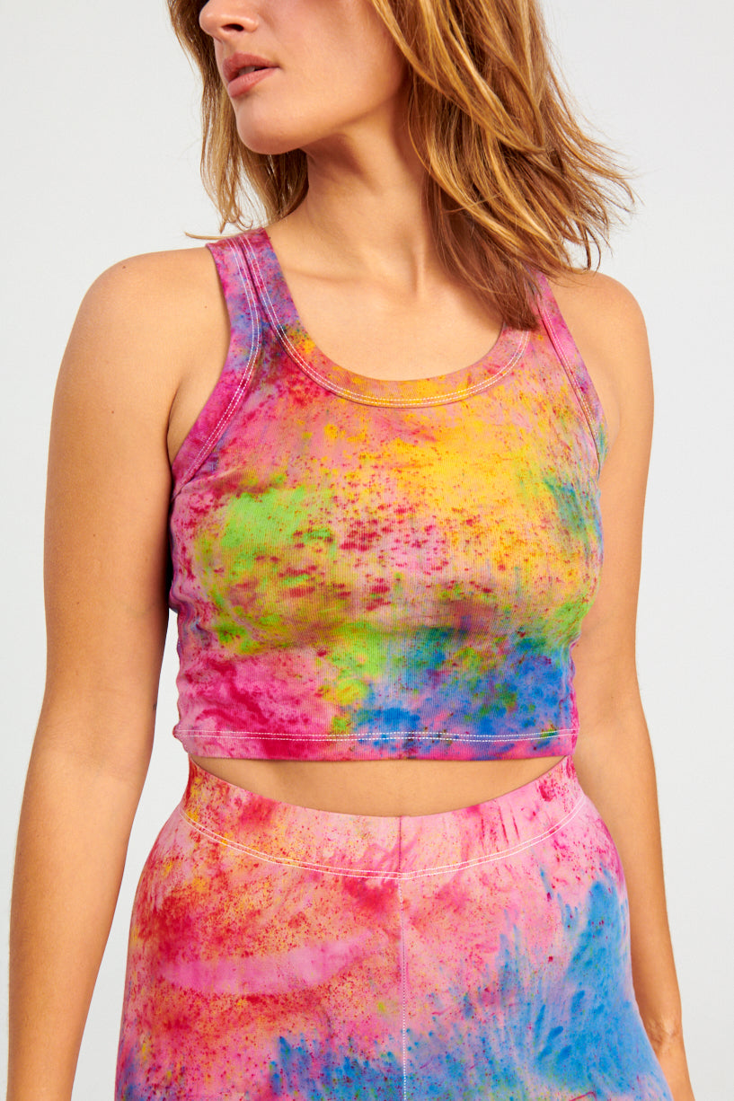 Cropped Rib Tank