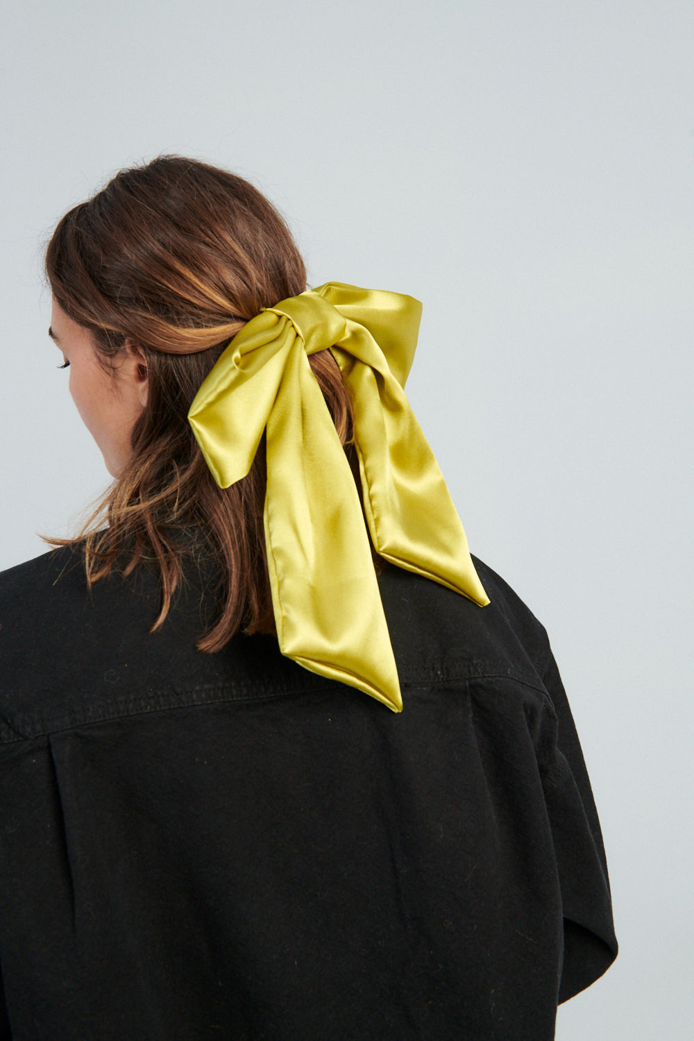 Room Shop Giant Bow Clip Chartreuse-Room Shop hair bow chartreuse-Idun-St. Paul