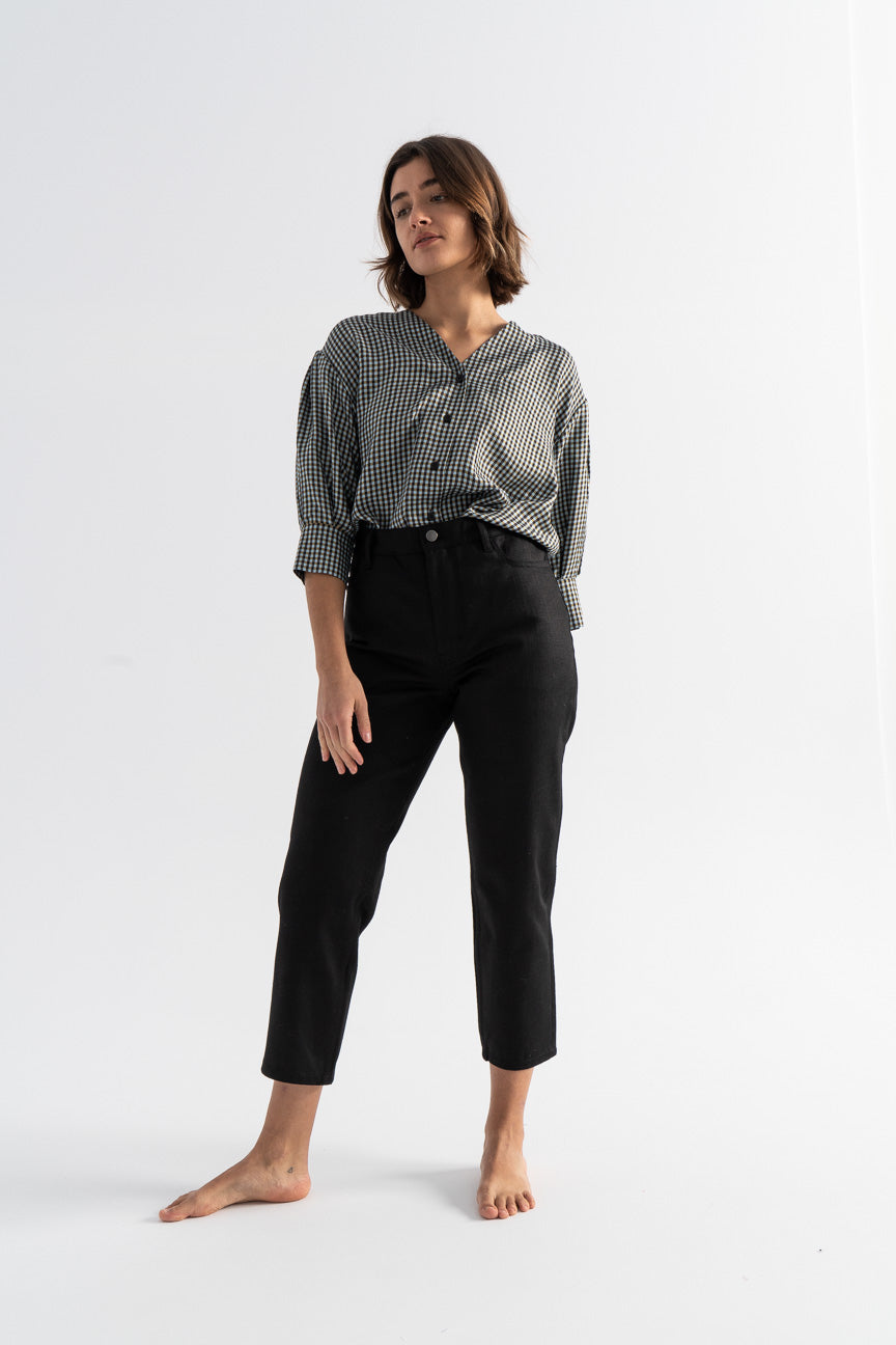 Studio Nicholson avanti denim-Studio Nicholson black jeans-Studio Nicholson black pants-black denim-black jeans-Idun-St. Paul