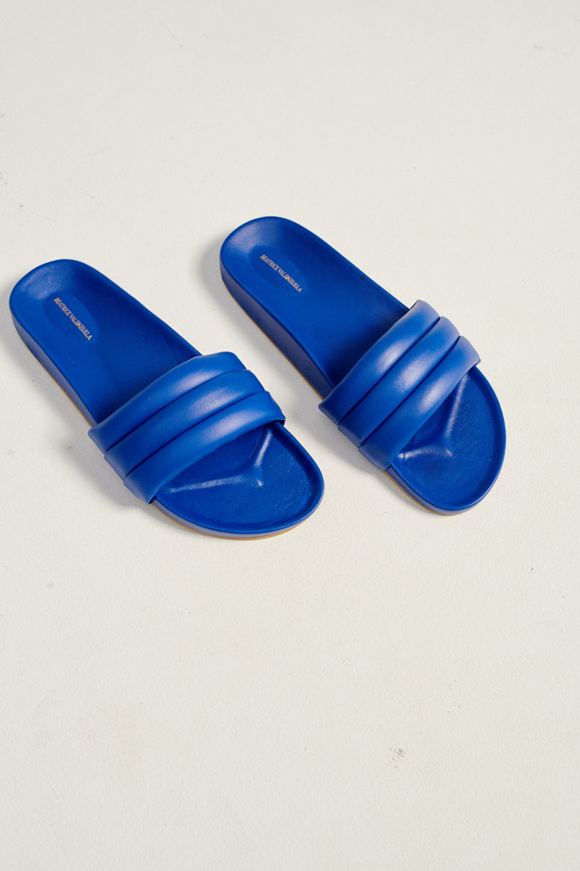 Beatrice Valenzuela Monocolor Sandalia Lápiz Lazuli-Beatrice Valenzuela blue sandals-Idun-St. Paul