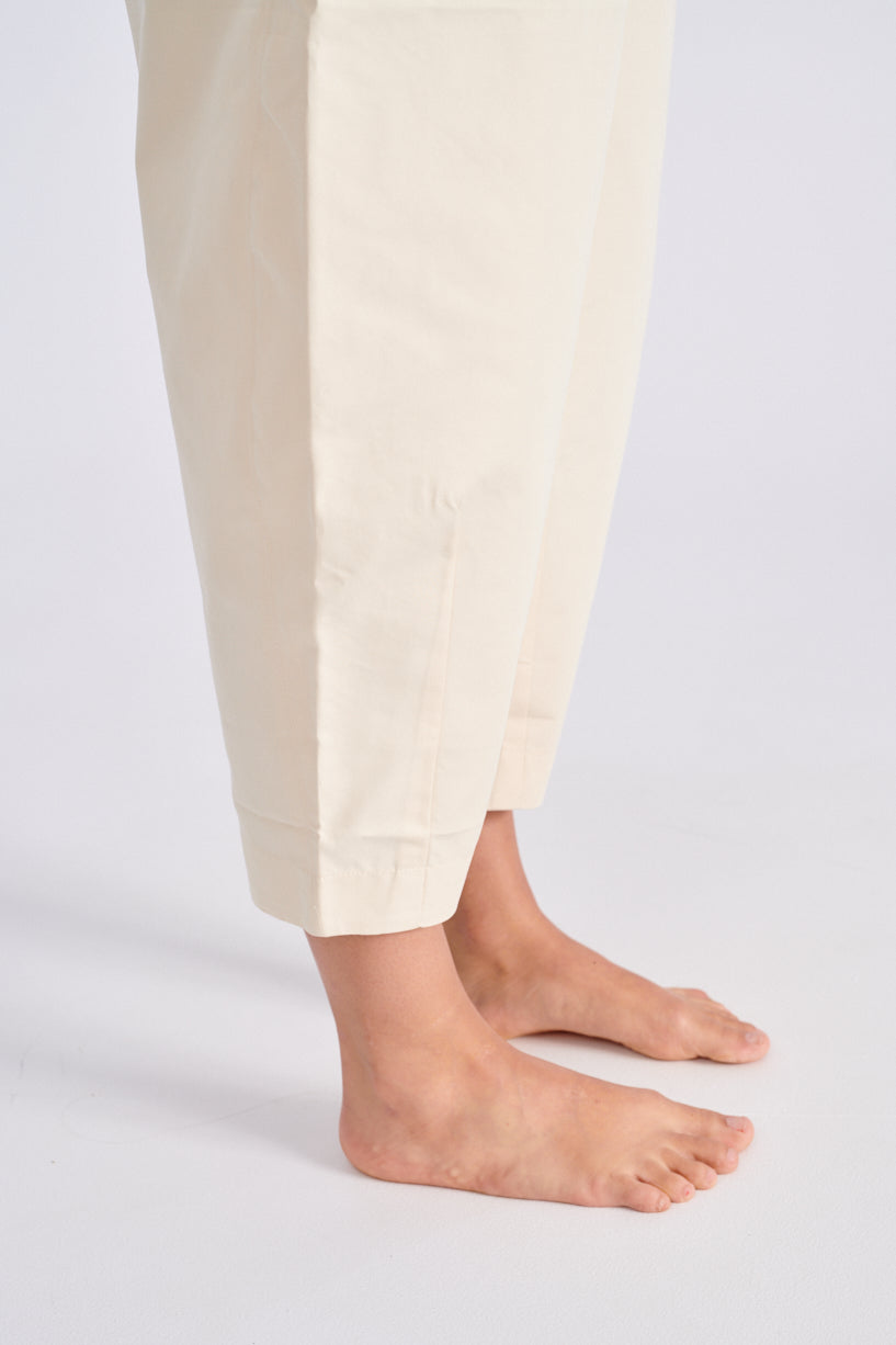 7115 by Szeki Elastic Lantern Trouser-7115 by Szeki white pants-Idun-St. Paul
