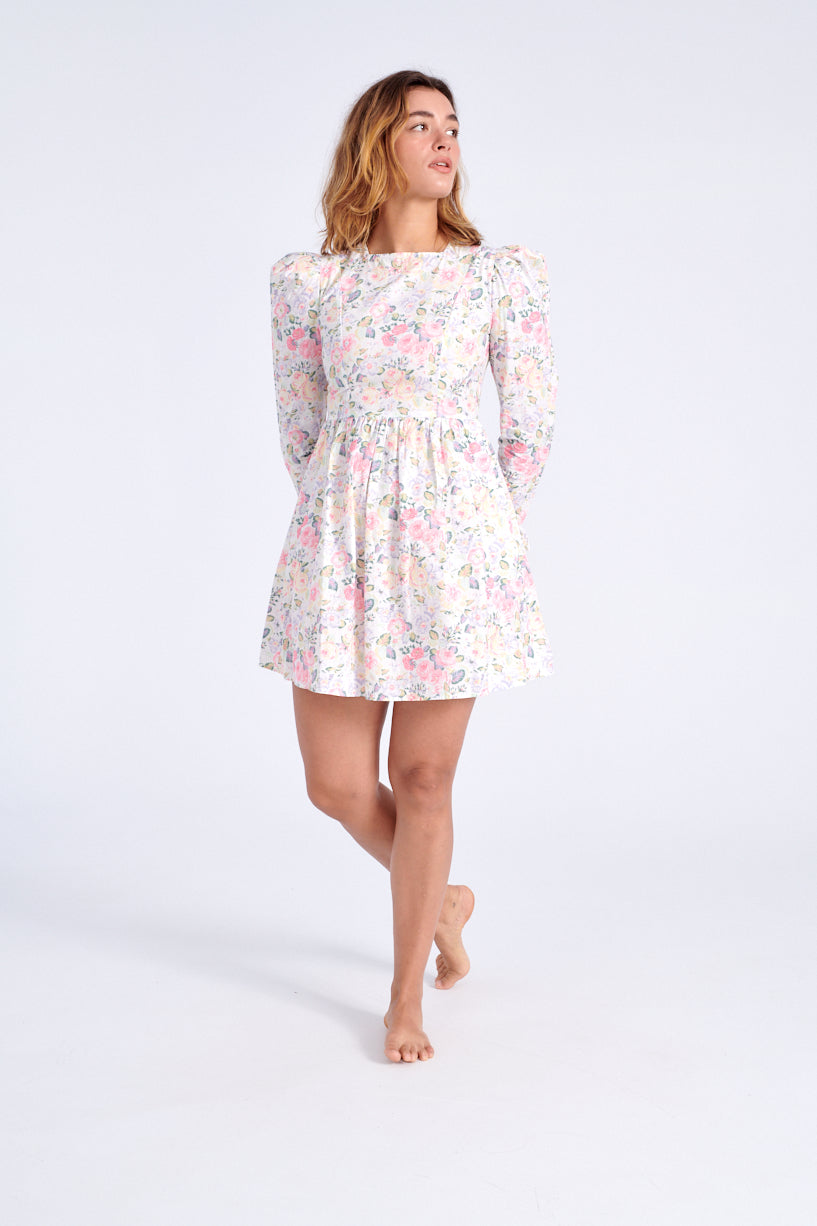 Batsheva x Laura Ashley Mini Prairie dress quartet-Laura Ashley floral dress-Batsheva floral dress-Idun-St. Paul