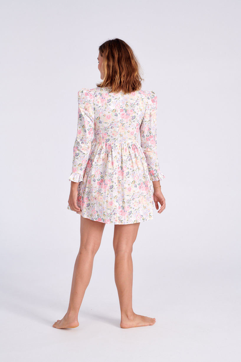 Batsheva x Laura Ashley Mini Prairie dress quartet-Laura Ashley floral dress-Batsheva floral dress-Idun-St. Paul