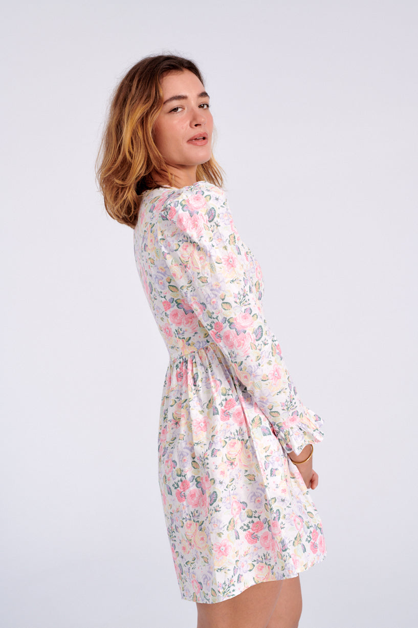 Batsheva x Laura Ashley Mini Prairie dress quartet-Laura Ashley floral dress-Batsheva floral dress-Idun-St. Paul