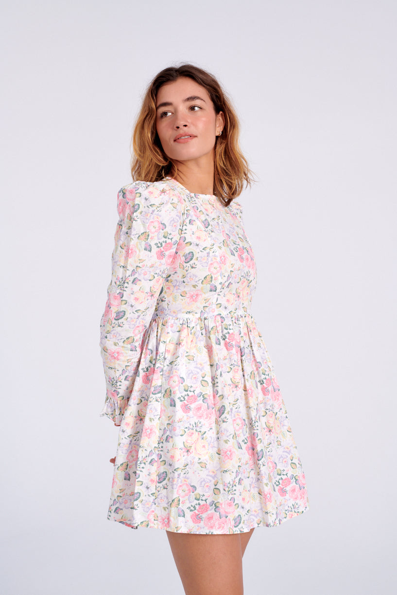 Batsheva x Laura Ashley Mini Prairie dress quartet-Laura Ashley floral dress-Batsheva floral dress-Idun-St. Paul