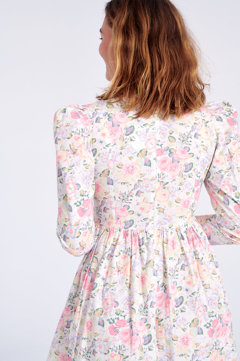 Batsheva x Laura Ashley Mini Prairie dress quartet-Laura Ashley floral dress-Batsheva floral dress-Idun-St. Paul