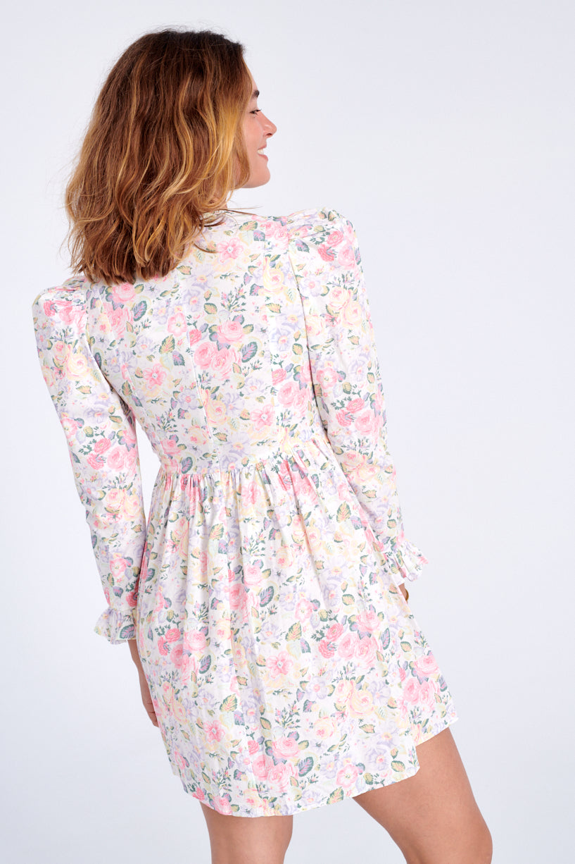 Batsheva x Laura Ashley Mini Prairie dress quartet-Laura Ashley floral dress-Batsheva floral dress-Idun-St. Paul