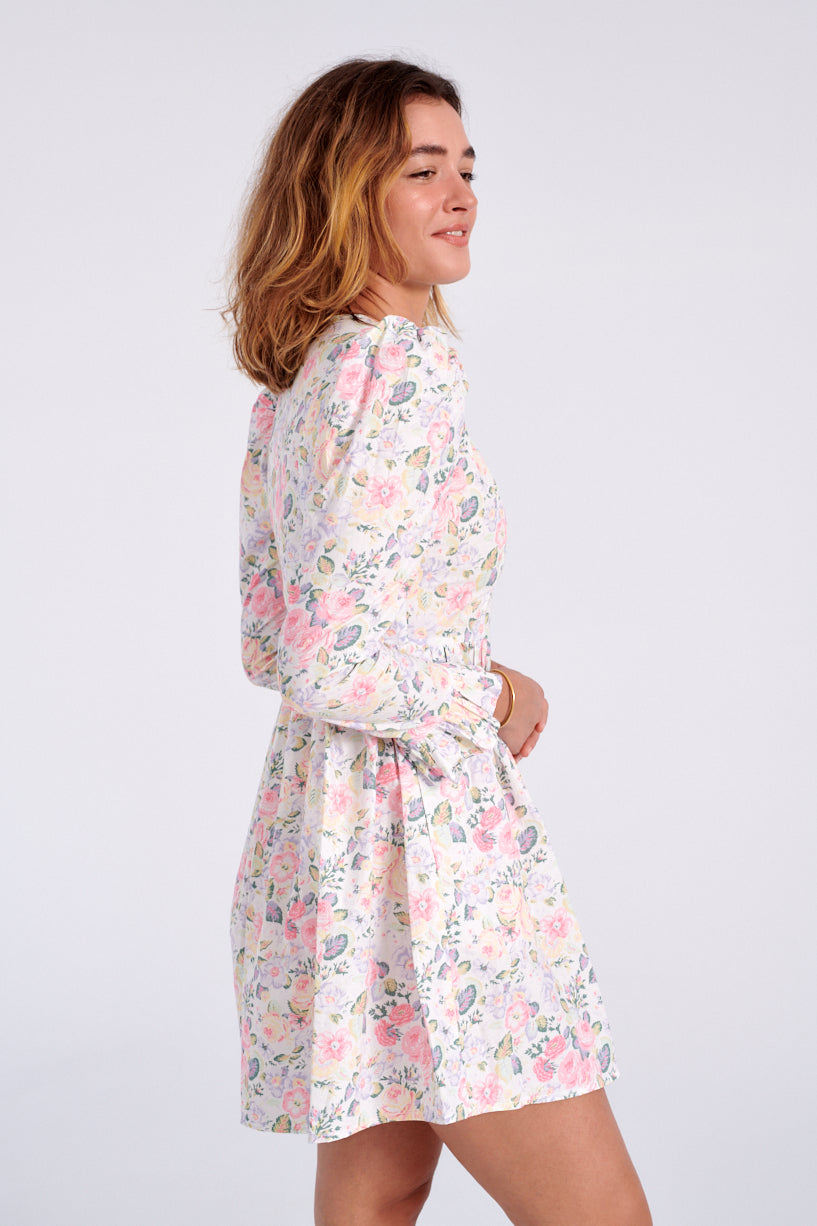 Batsheva x Laura Ashley Mini Prairie dress quartet-Laura Ashley floral dress-Batsheva floral dress-Idun-St. Paul
