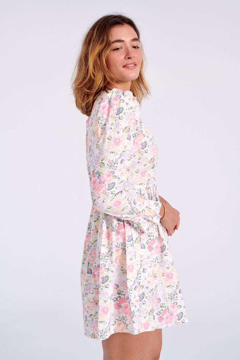 Batsheva x Laura Ashley Mini Prairie dress quartet-Laura Ashley floral dress-Batsheva floral dress-Idun-St. Paul