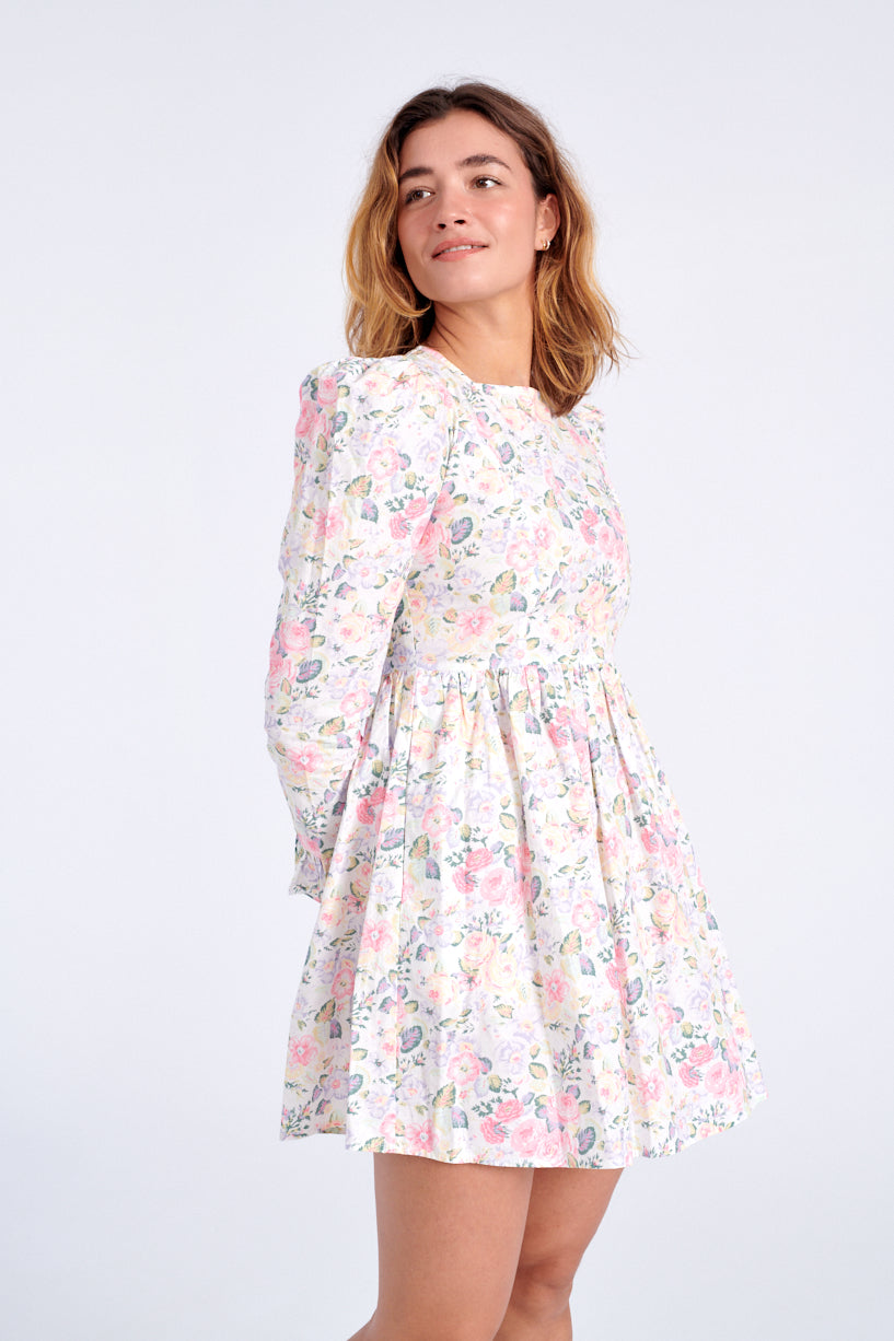 Batsheva x Laura Ashley Mini Prairie dress quartet-Laura Ashley floral dress-Batsheva floral dress-Idun-St. Paul