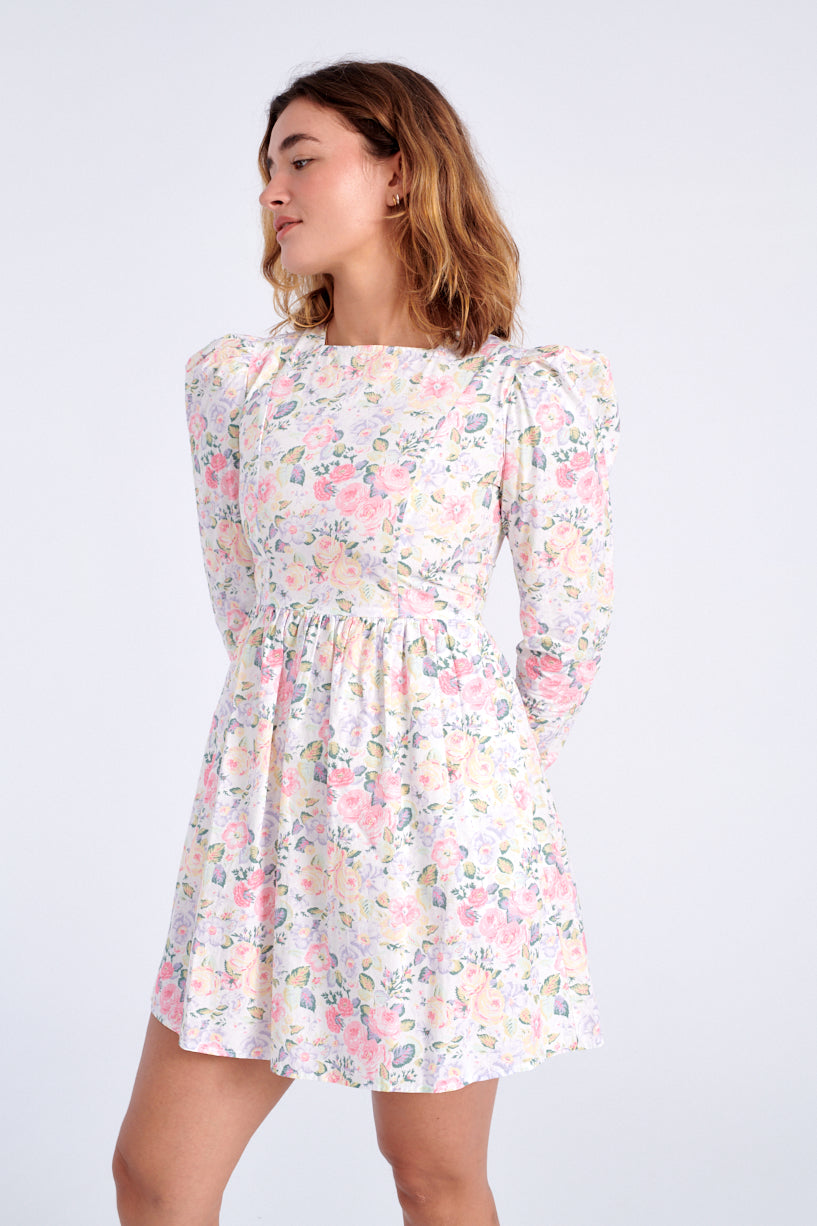 Batsheva x Laura Ashley Mini Prairie dress quartet-Laura Ashley floral dress-Batsheva floral dress-Idun-St. Paul